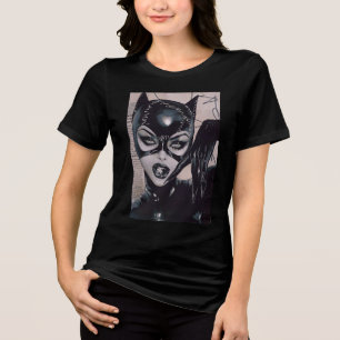 Catwoman #50 Sozomaika Cover Illustration Tri-Blend Shirt