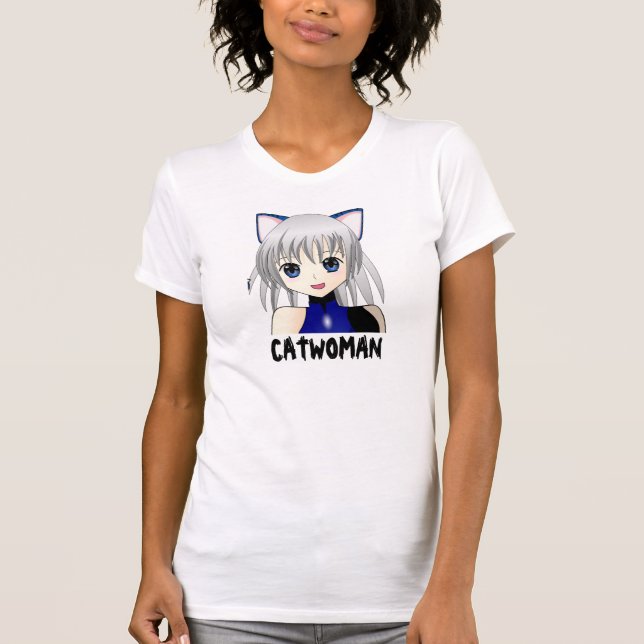 Catwoman Anime T-shirts (Front)