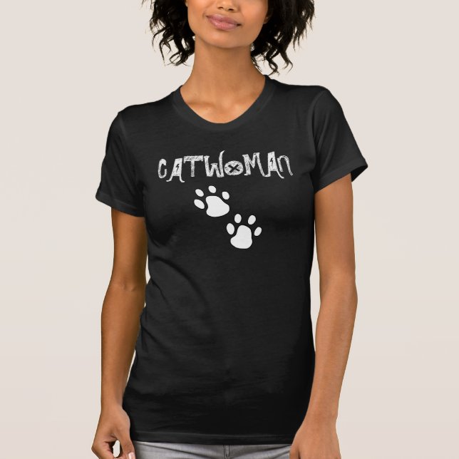 CATWOMAN Black T-shirts (Front)