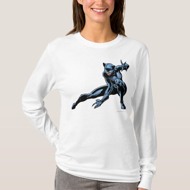 Catwoman crouches T-Shirt (Front)