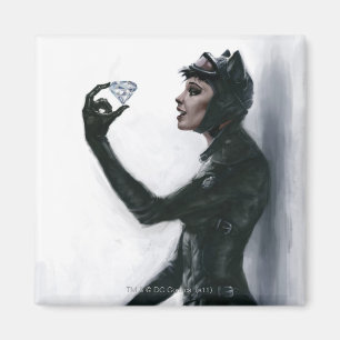 Catwoman Illustration Magnet