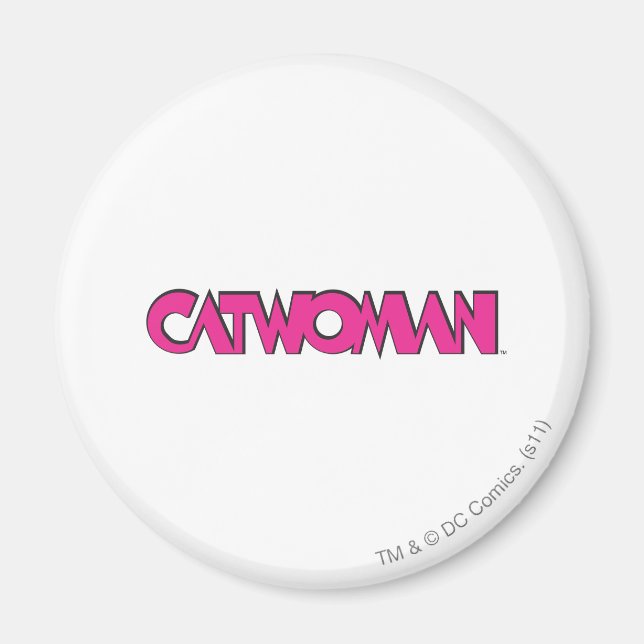 Catwoman Logo Pink Magnet (Front)