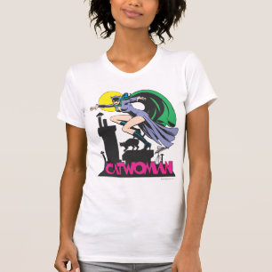 Catwoman & Logo Pink T-Shirt