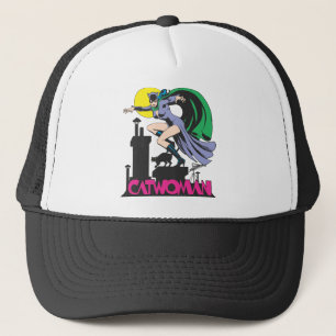 Catwoman & Logo Pink Trucker Hat