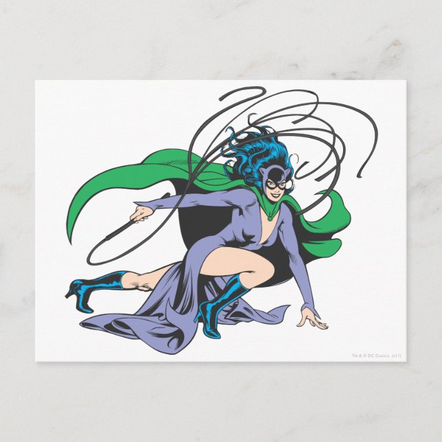Catwoman Lunges Postcard (Front)