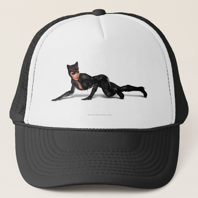 Catwoman Lurking Trucker Hat (Front)