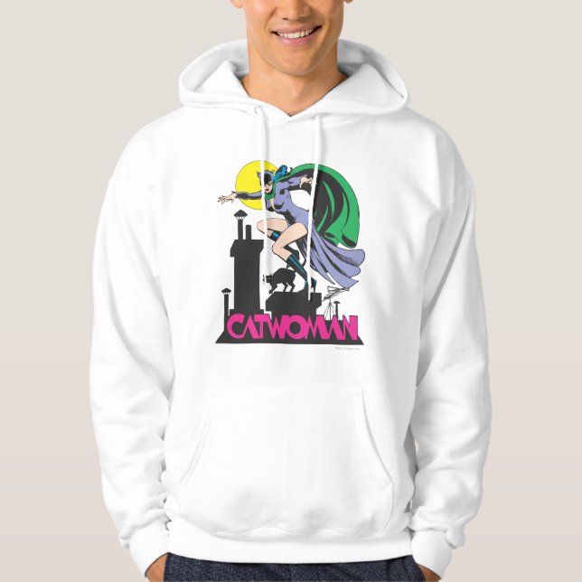 Catwoman & Pink Name Hoodie (Front)