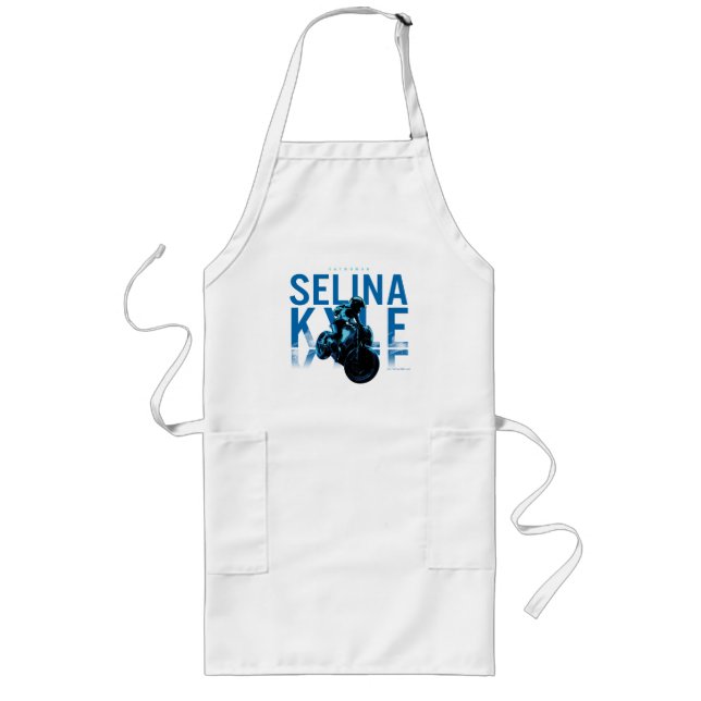 Catwoman Selina Kyle Motorcycle Long Apron (Front)
