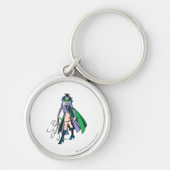 Catwoman Stands Key Ring (Front)