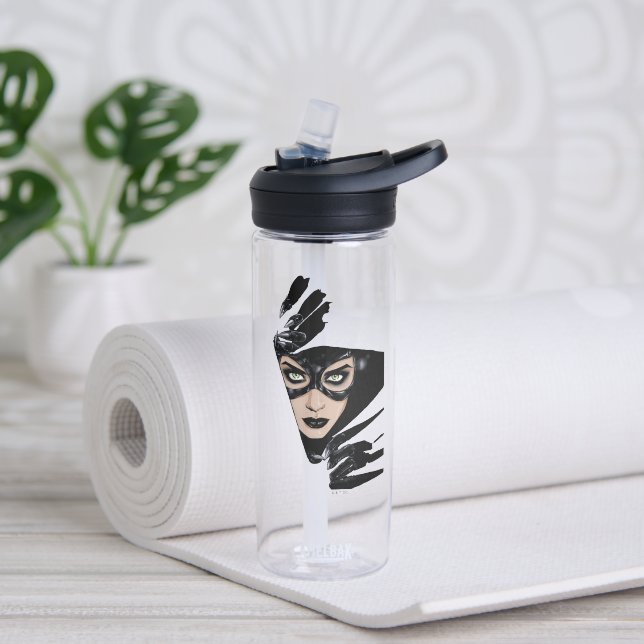 Catwoman The Claws Are Out Cover Illustration Water Bottle (Yoga)