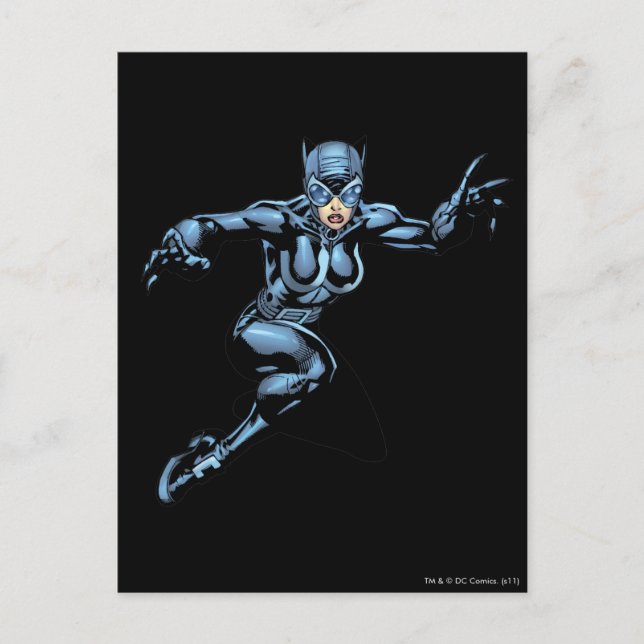 Catwoman with Claws Postcard (Front)