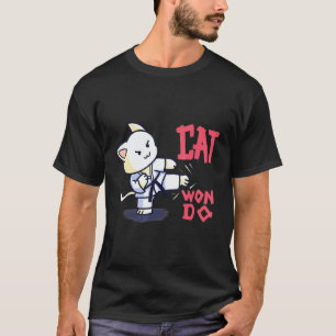 Catwondo Karate Cat Taekwondo Master Martial Arts T-Shirt