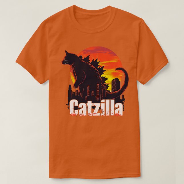 Catzilla 1 T-Shirt (Design Front)