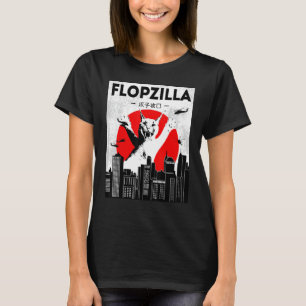 Catzilla big floppa meme Flopzilla Caracal Cat T-Shirt