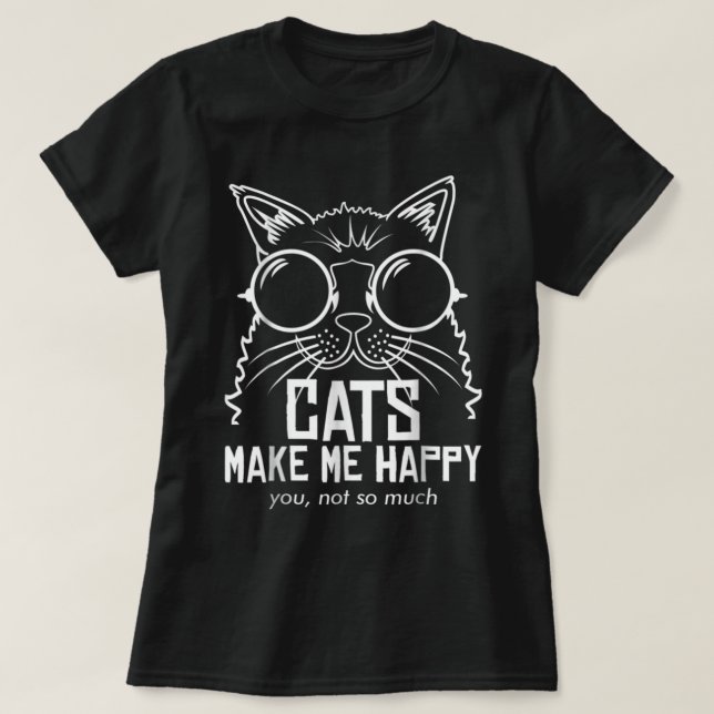 CATZILLA Black Cat Apparel Catzilla T-Shirt (Design Front)