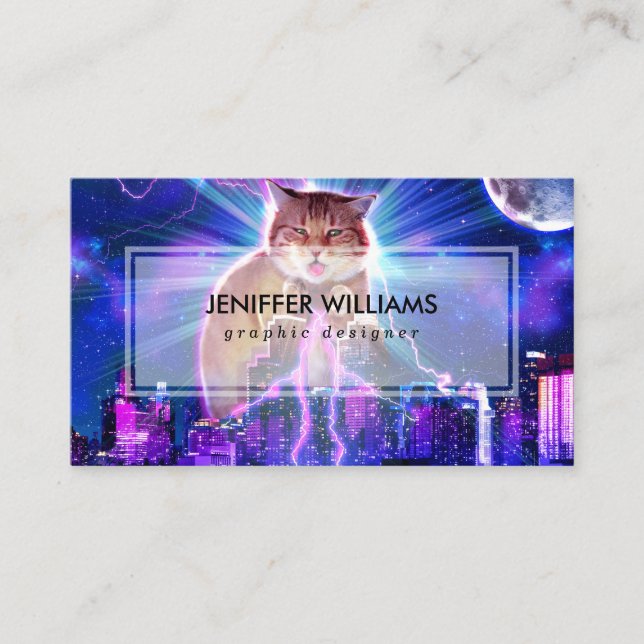 Catzilla                                           business card (Front)