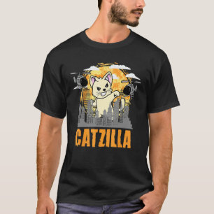 Catzilla, Cool Cat For Men Women Kids, Cat Lover, T-Shirt