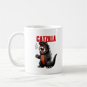 Catzilla – Funny Cat Godzilla Mashup Coffee Mug