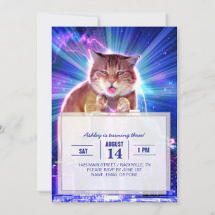 Catzilla Invitation