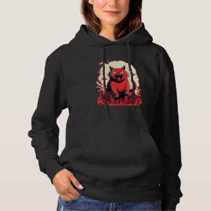 Catzilla Japanese Cute Cat Stuff Cat  Cat Mom Cat  Hoodie