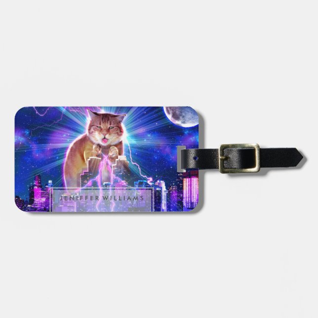 Catzilla                                           luggage tag (Front Horizontal)