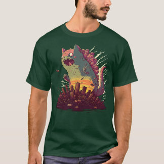 Catzilla sunset T-Shirt