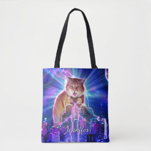 Catzilla                                           tote bag