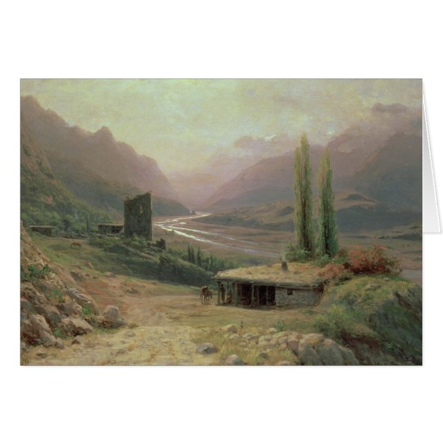 Caucasian Canyon, 1893 (Front Horizontal)