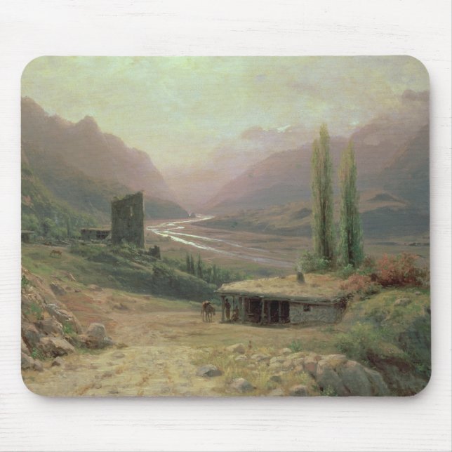 Caucasian Canyon, 1893 Mouse Pad (Front)