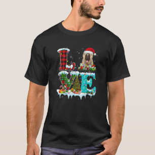 Caucasian Shepherd Christmas Tree Light Pajama Dog T-Shirt