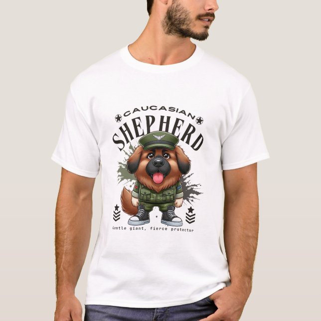 Caucasian Shepherd gentle giant T-Shirt (Front)