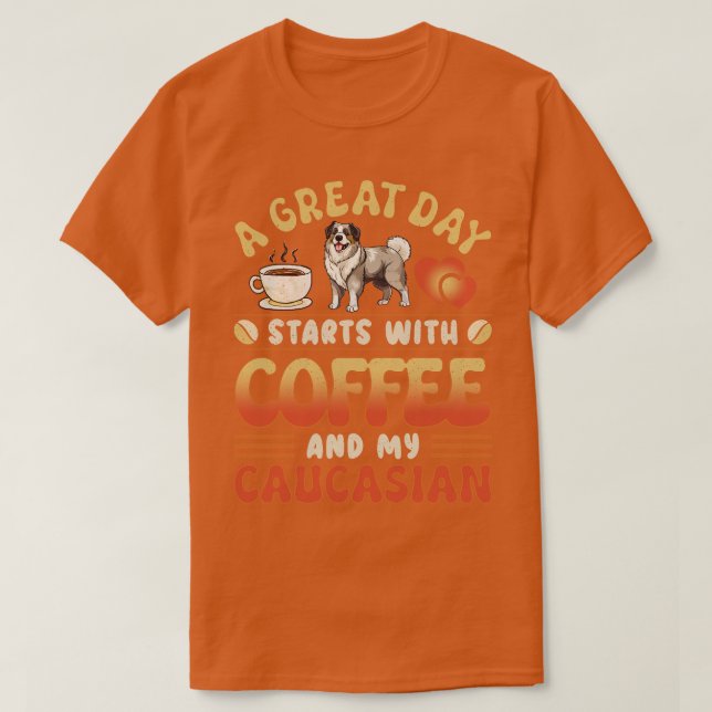 Caucasian Shepherd T-Shirt (Design Front)