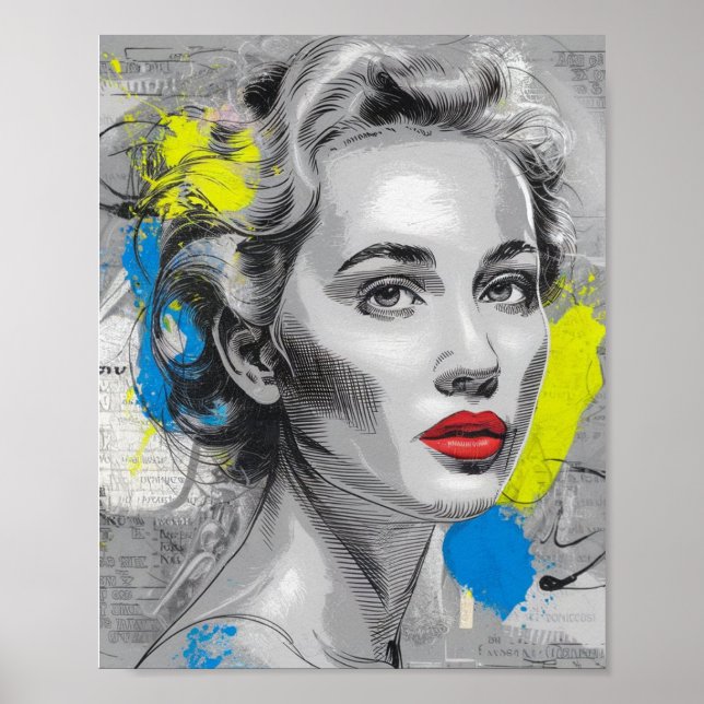 Caucasian Woman Poster (Front)