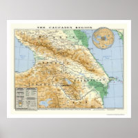 Caucasus Region Map 1994