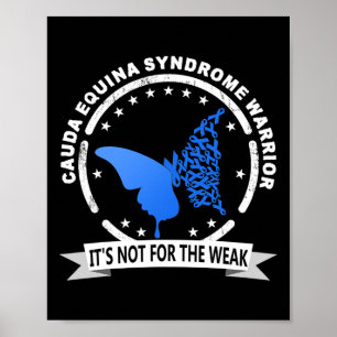 Cauda Equina Syndrome Warrior 1  Poster