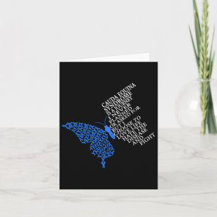 Cauda Equina Syndrome Warrior  Card