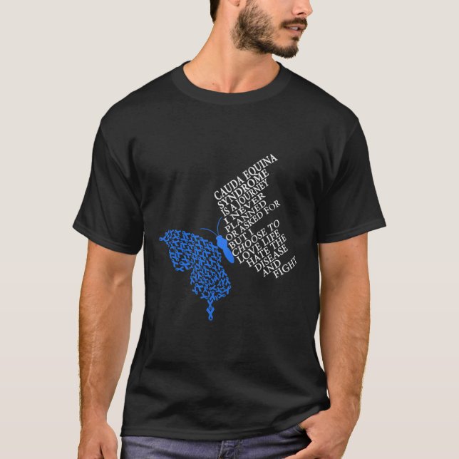 Cauda Equina Syndrome Warrior  T-Shirt (Front)