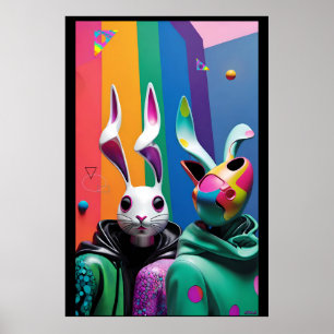 Caught in a Bunny Moment Poster