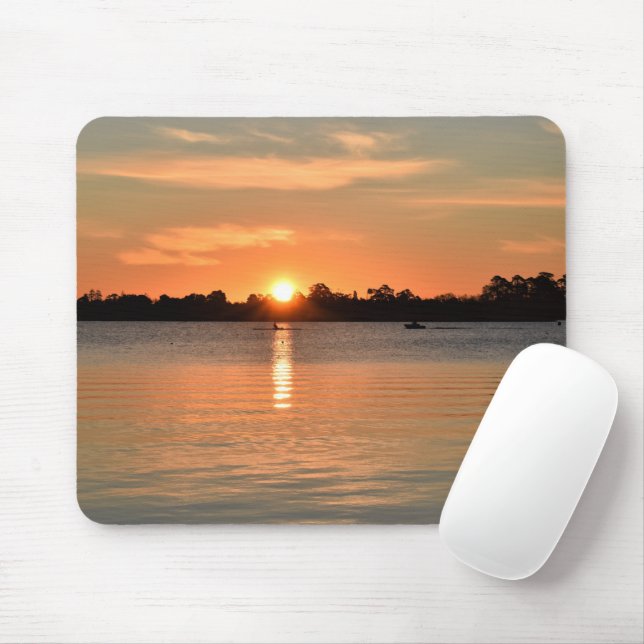 Caught in the Sunset Mousepad (With Mouse)