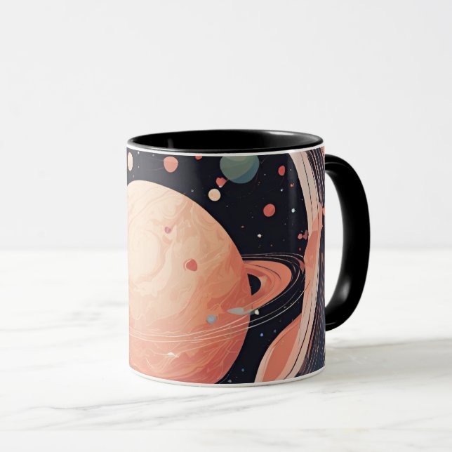 💖🌠 "Caught in Your Orbit" Mug (Front Right)