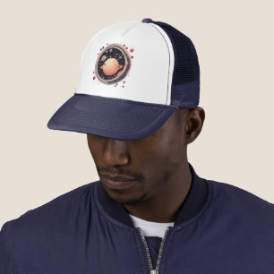 💖🌠 "Caught in Your Orbit" Trucker Hat