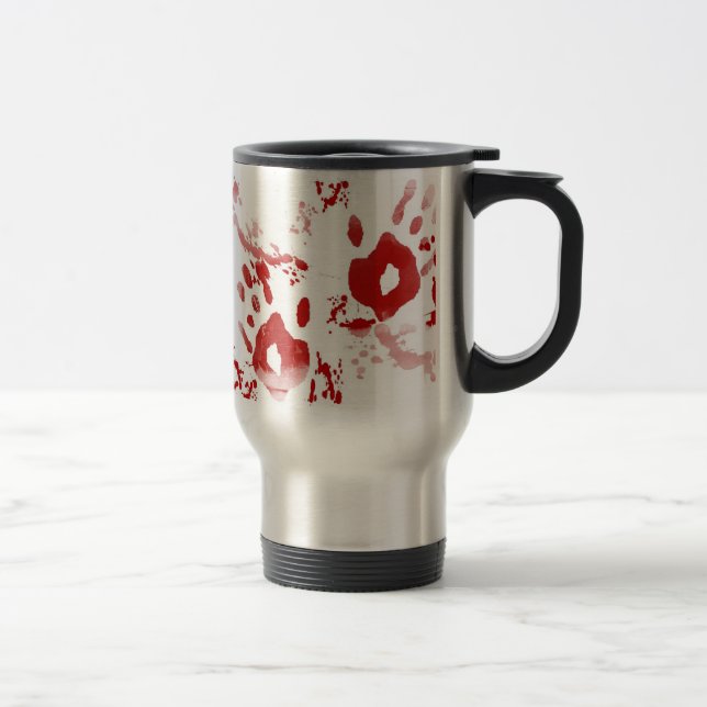 Caught Red Handed Travel Mug (Right)