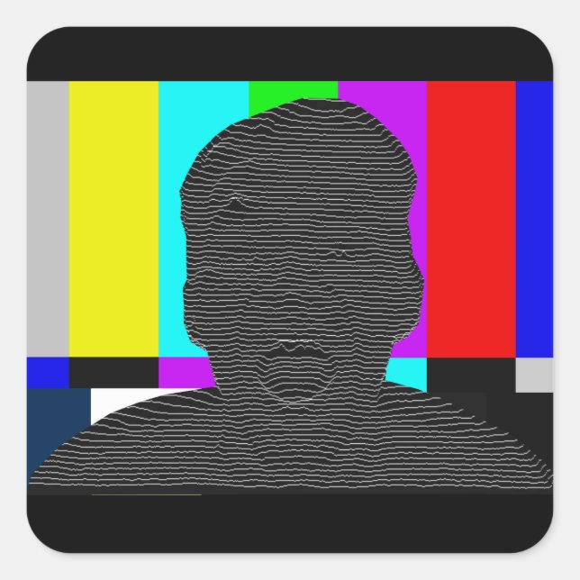 Caught Square Sticker (Front)