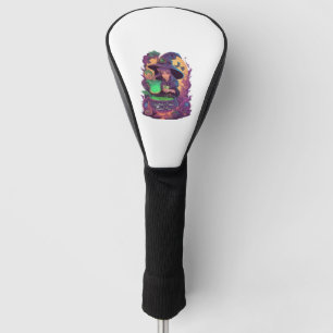 Cauldron Brews Pumpkin Boo�s Sticker Golf Head Cover