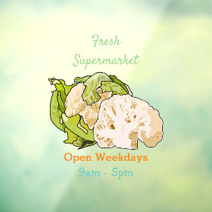 Cauliflower cartoon illustration