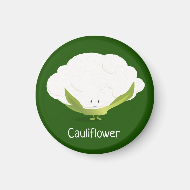 Cauliflower character | Magnet (Front)
