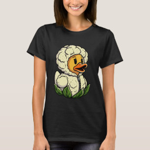 Cauliflower Duck Veggie Vegan Vegetarian T-Shirt