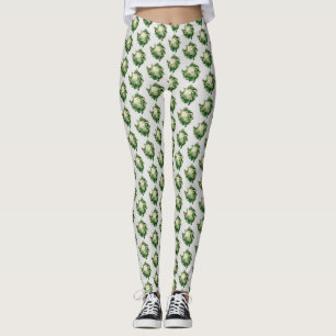 Cauliflower pattern leggings