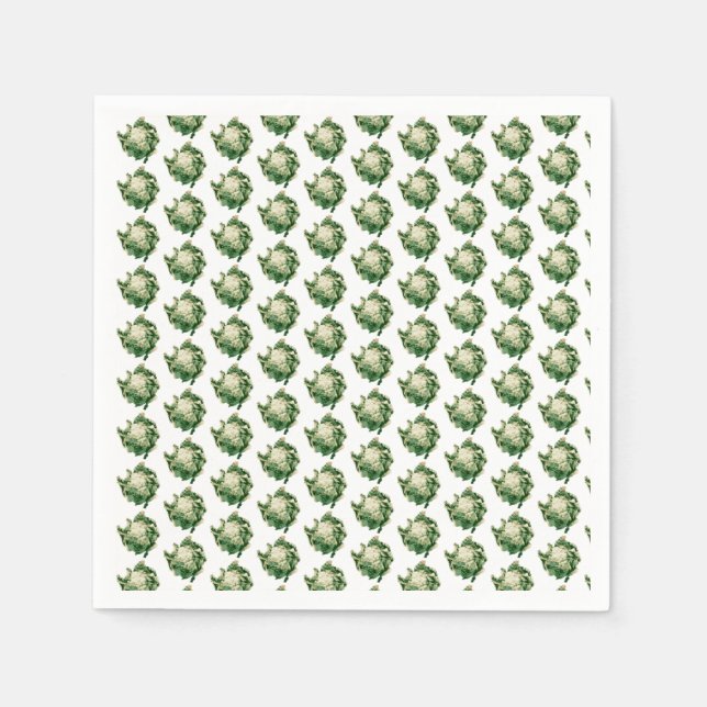 Cauliflower pattern napkin (Front)