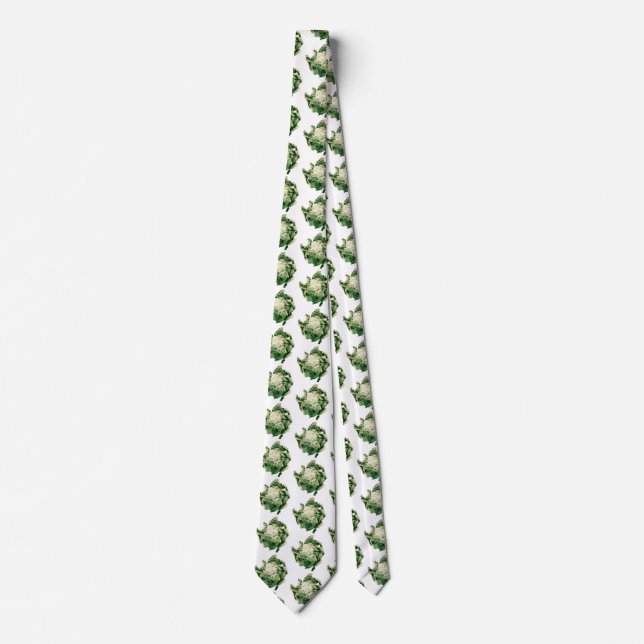 Cauliflower pattern reusable tie (Front)